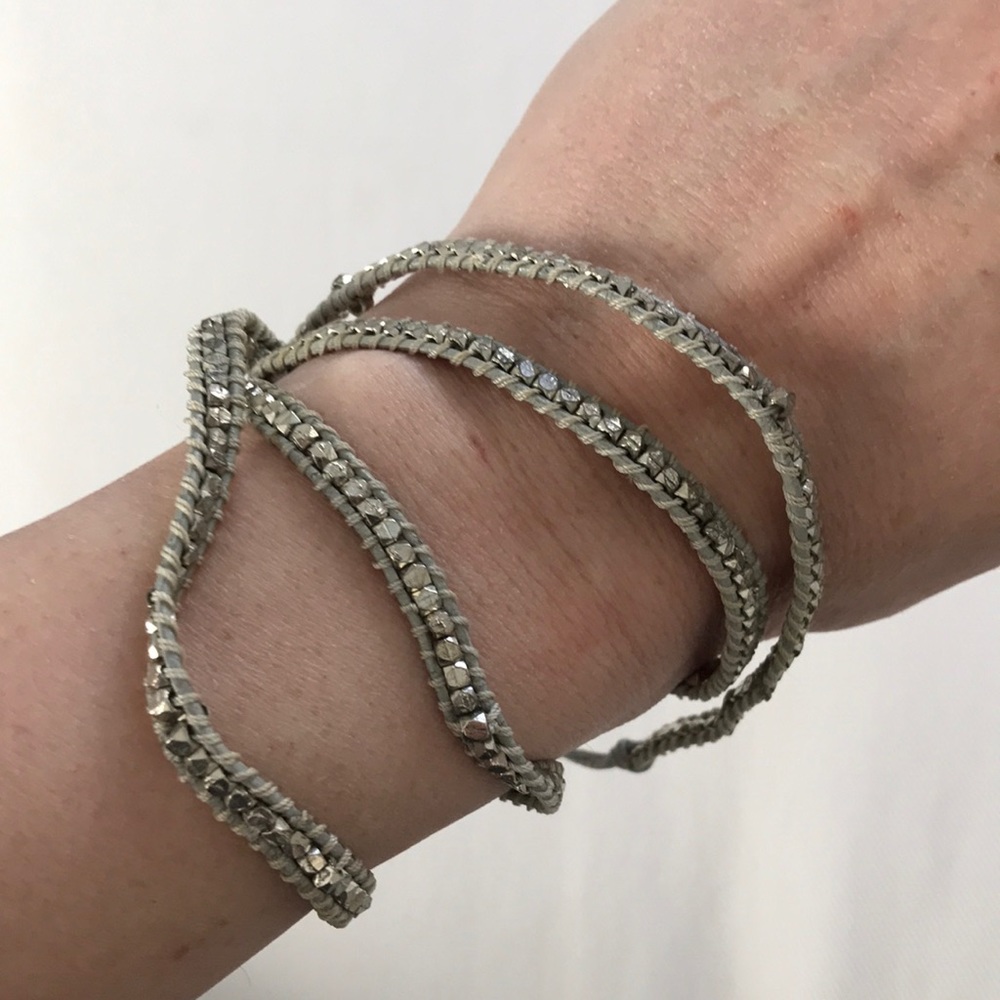 Club Monaco Wrap Beaded Bracelet